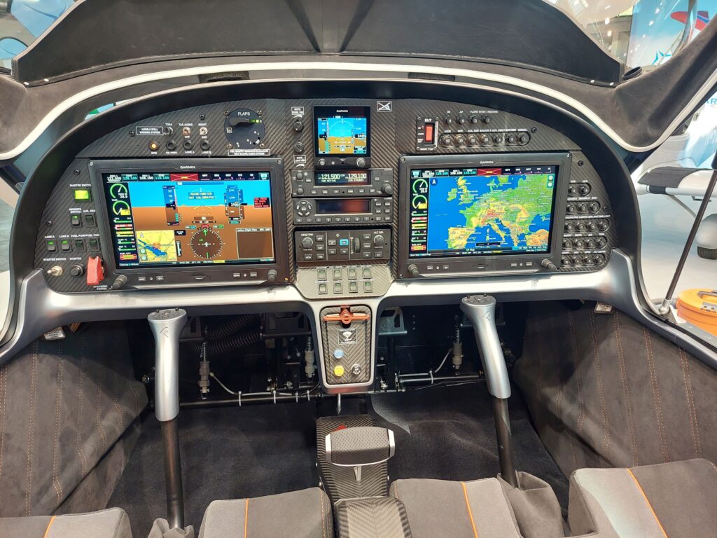 Evektor aircraft cockpit