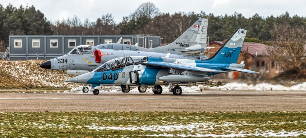 A4 and Alpha Jet in Germany, Copyright Richie Becke