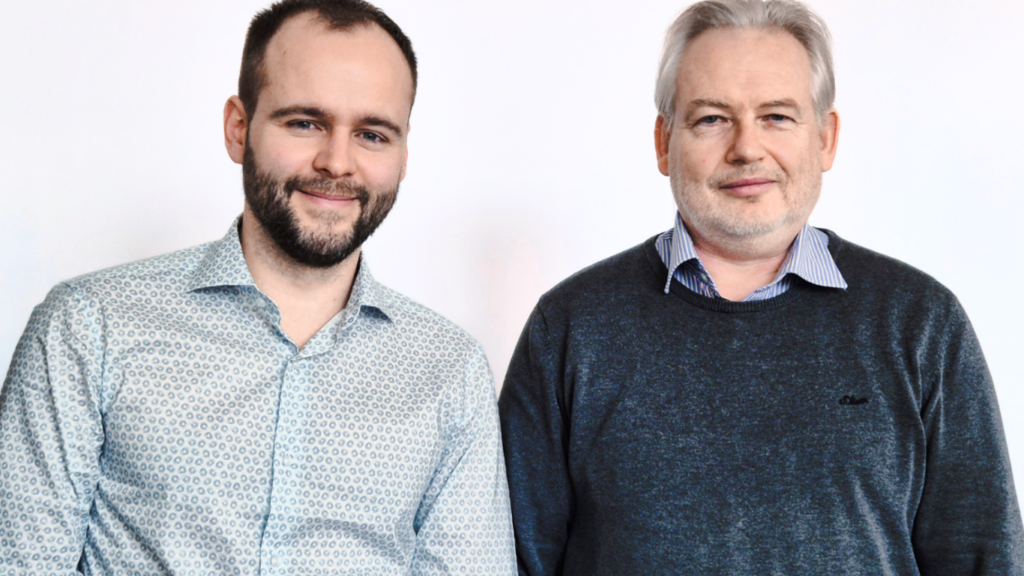 Petr Vidiečan (R&D Director) and Pavel Valina (Sales Manager)