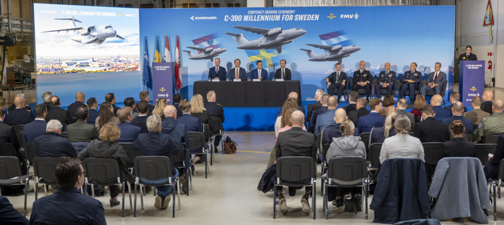 Sweden orders four Embraer C-390 Millennium as part of joint European procurement-3