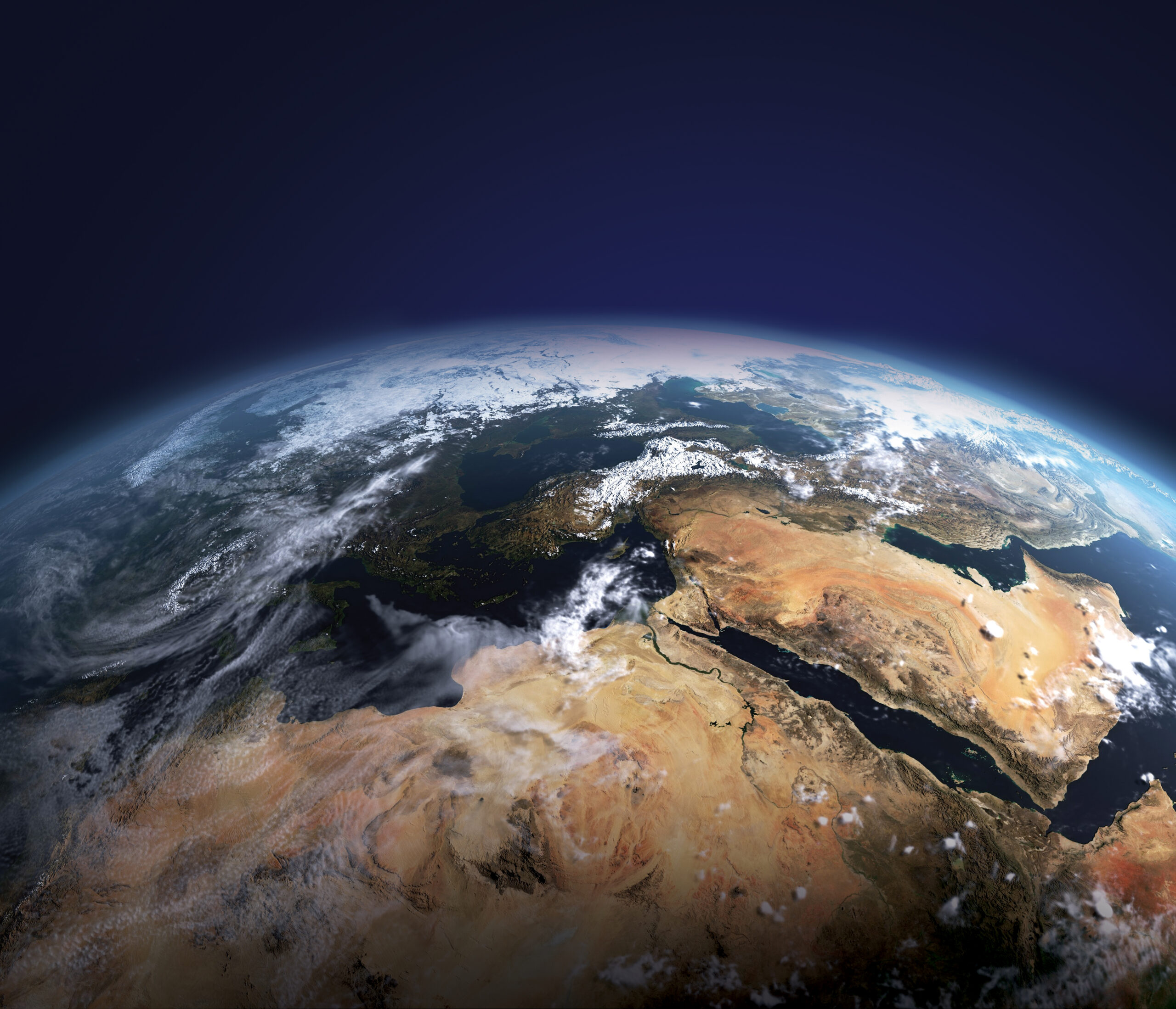 South,Africa,&,Namibia,From,Space,With,Stars,Above.,Elements