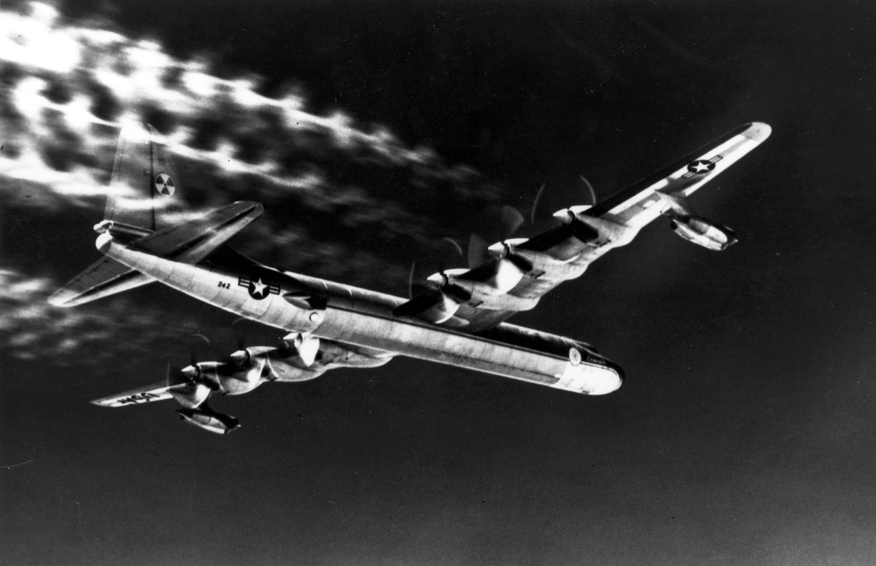 Convair NB-36H Convair NB-36H in flight. (U.S. Air Force photo)